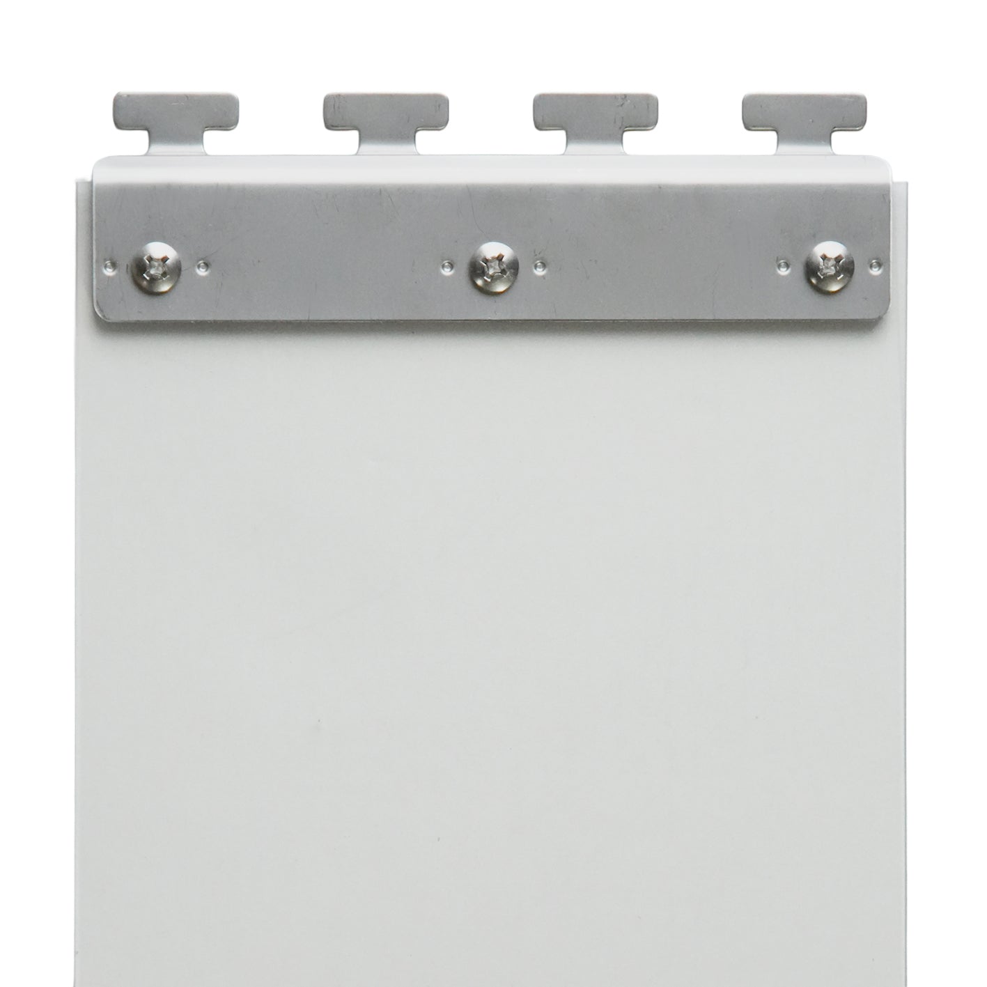 【コレクション無し】のれんビニール フラット防炎静電透明 t2ｍｍ 200mm幅 mカット Bタイプ固定式ハンガー付き