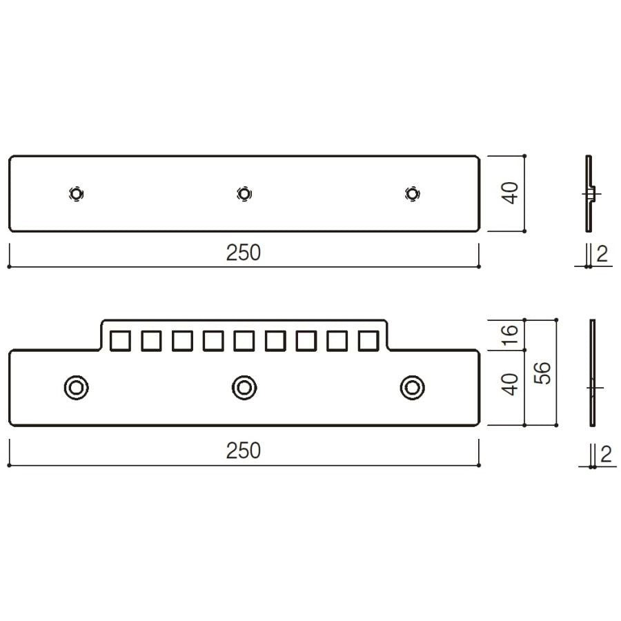 【コレクション無し】のれんビニール リブ付防炎静電透明 t2ｍｍ 300mm幅 mカット Aタイプ固定式ハンガー付き