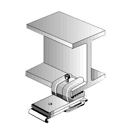 岡田装飾金物 D３０ステンクリップ付天井ブラケットAタイプ １３Ｙ１７