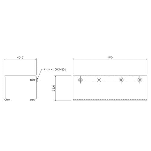 岡田装飾金物 D４０継カバー １５Ｔ６２