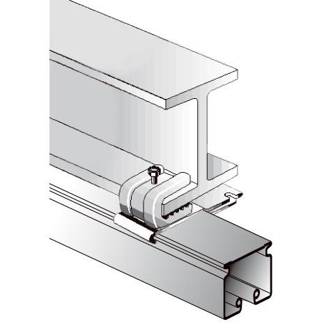 岡田装飾金物 D４０クリップ付天井ブラケット Ｂタイプ １５Ｙ１６